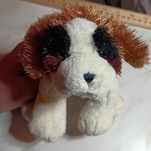 Ganz Webkinz Lil Kinz Saint Bernard Plush Dog HS012 Brown White Toy